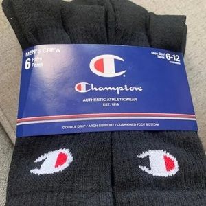 Champion Black Socks